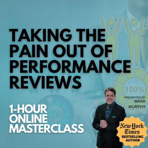 Taking the Pain Out of Performance Reviews [NOVEMBER 9TH, 1-2PM EASTERN]