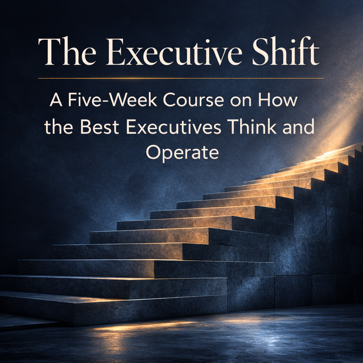 The Executive Shift: A Five-Week Course on How the Best Executives Think and Operate [JUNE 29TH]