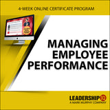 Managing Employee Performance 4-Week Online Certificate Program [JUNE 17TH]