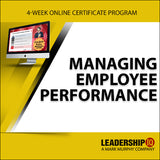 Managing Employee Performance 4-Week Online Certificate Program [MAY 12TH]