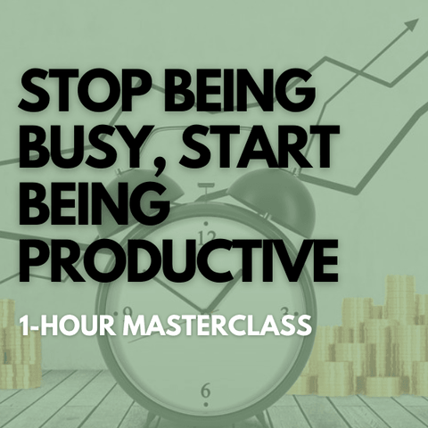 Stop Being Busy, Start Being Productive [Perpetual Access Download]